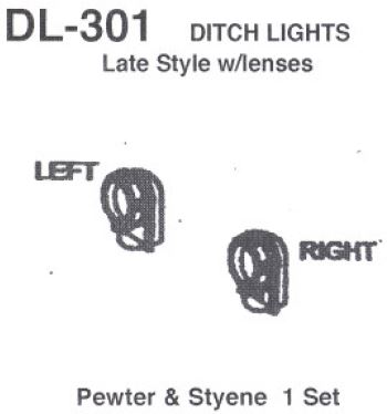 Details West DITCH LIGHT LATE STYLE 2/ - 235-301