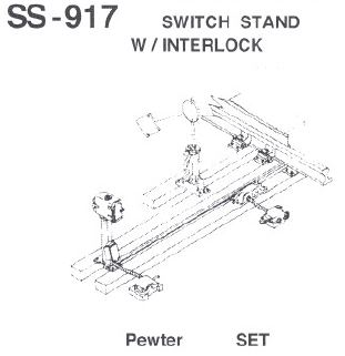 Details West SWITCH STAND W/INTERLOCK - 235-917