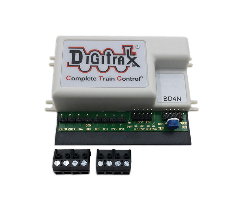 Digitrax BD4N DCC 4-Block Occupancy Detector - 245-BD4N