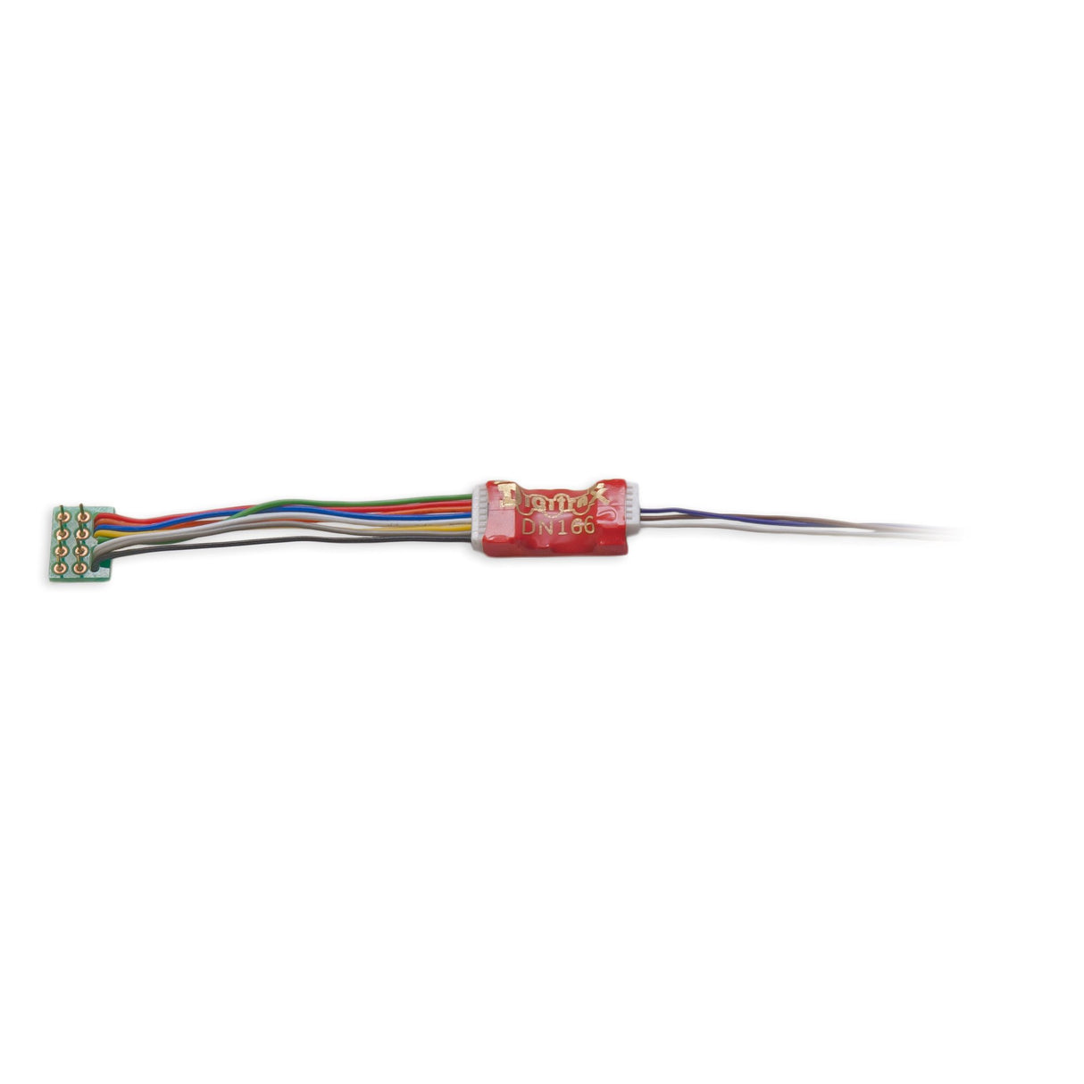 Digitrax DN166PS Series 6 Control Decoder for N & HO -- 8-Pin Plug .87 x .4 x .2 22.16 x 10.28 x 5.1mm - 245-DN166PS