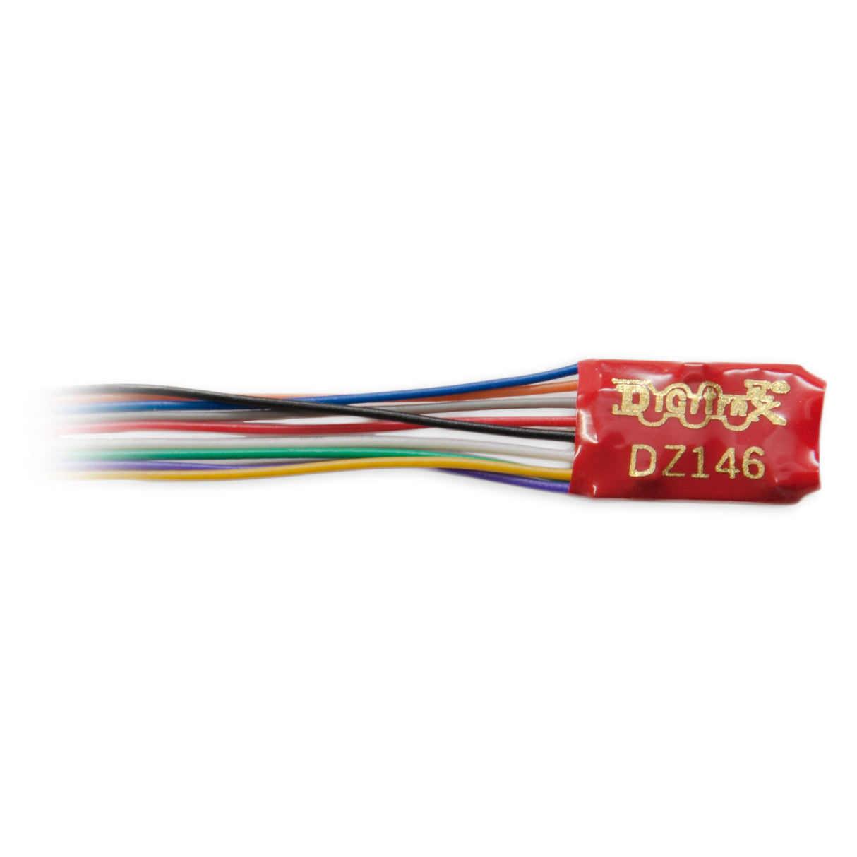Digitrax DZ146 Series 6 Control Decoder for Z, N & HO -- Wired .55 x .4 x .148" 14 x 10.23 x 3.77mm - 245-DZ146