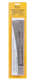 Micro Engineering 14-810 HO Code 70 #5a Standard Turnout - Ladder Track System -- Left Hand