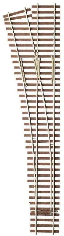 Micro Engineering 14-712 Code 83 Ladder Track System Turnout -- #5b Left Hand Curved Diverging Track