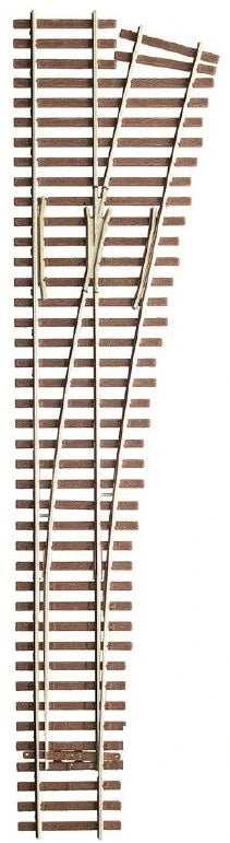 Micro Engineering 14-813 HO Code 70 #5b Curved Diverging Track Turnout - Ladder Track System -- Right Hand