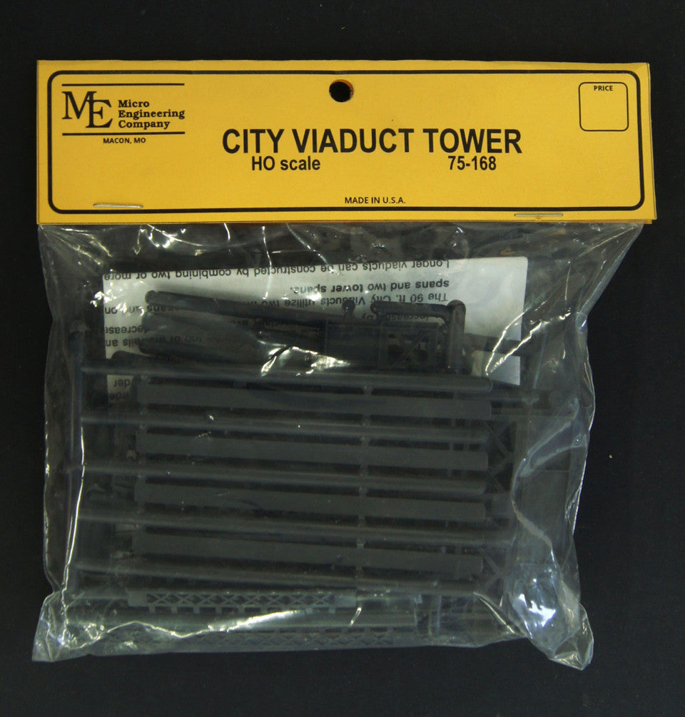 Micro Engineering 75-168 HO City Viaduct Tower -- Height: 3-1/2" 8.9cm
