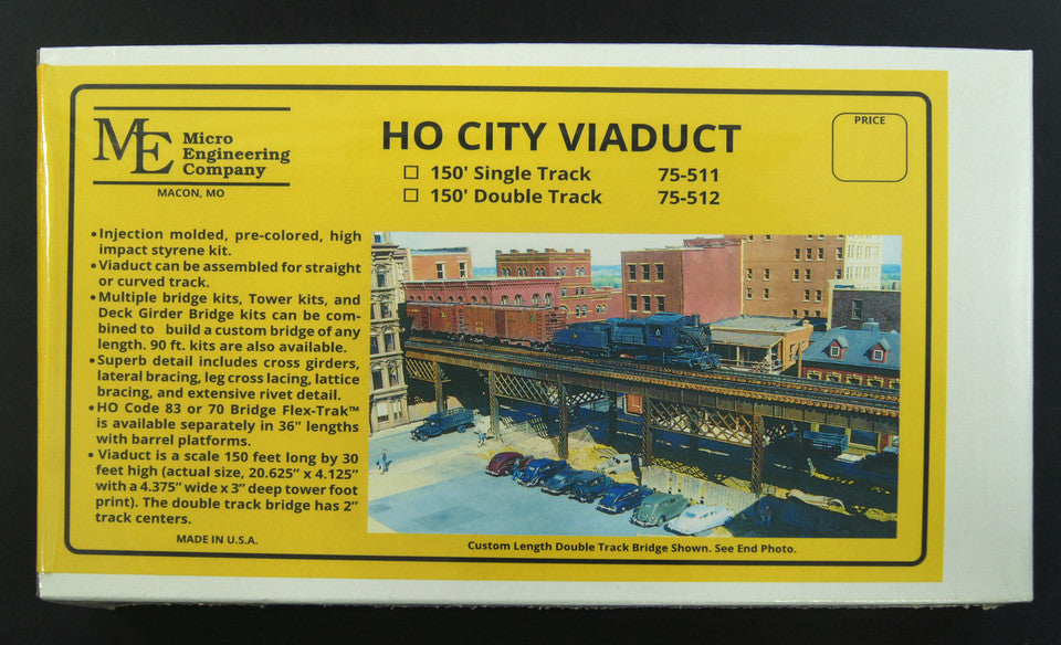 Micro Engineering 75-511 City Viaduct -- 150' Single Track