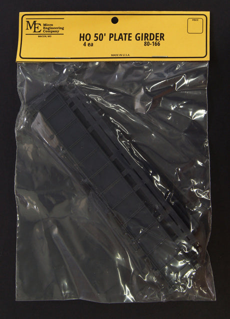 Micro Engineering 80-166 HO Bridge Plate Girders -- 50' 15.2m pkg(4)