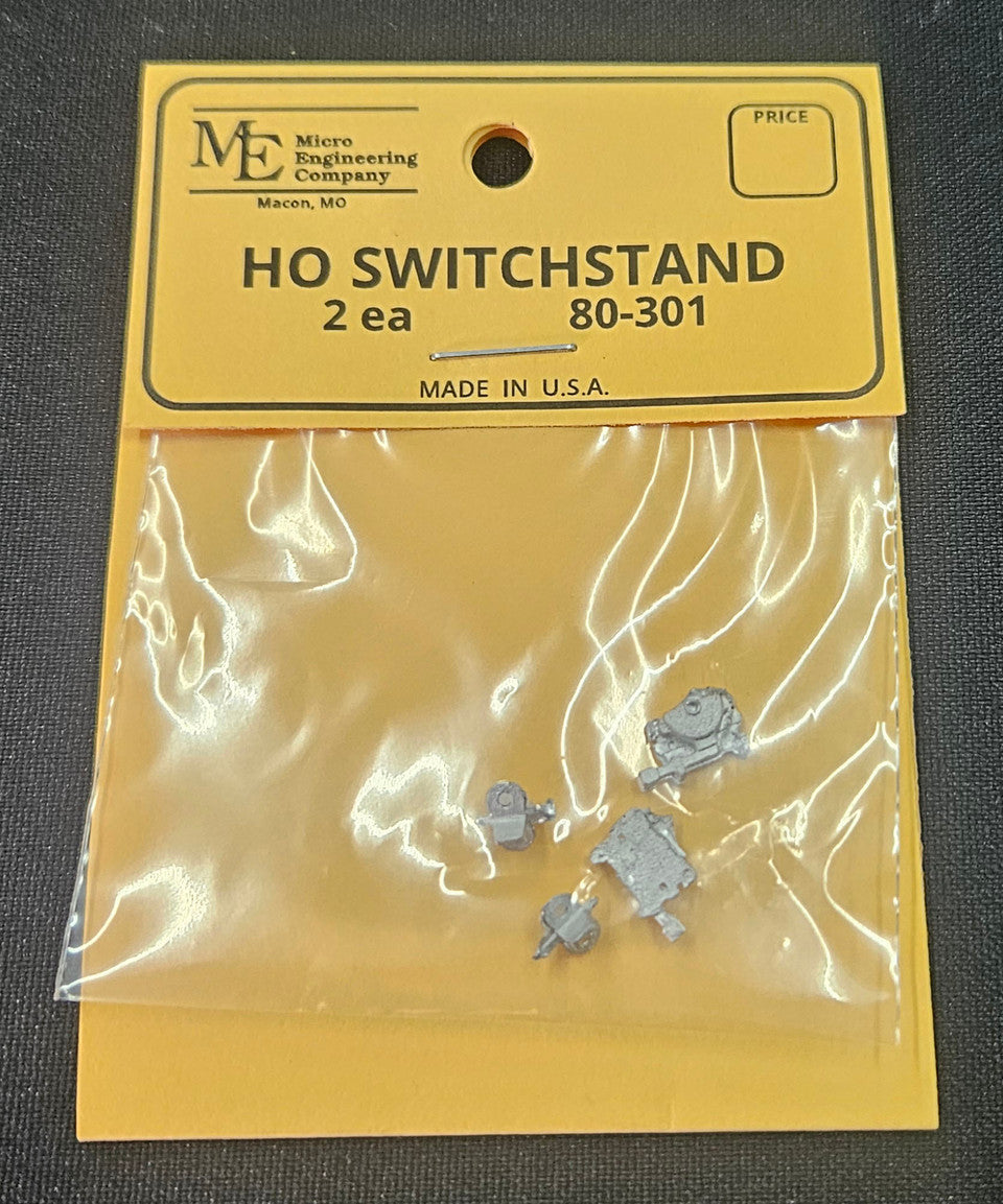 Micro Engineering 80-301 HO Nonoperating Switchstand pkg(2)