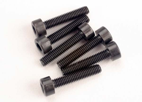 Traxxas 2586 Head Screws ,  3x15mm cap-head machine (Hex drive) (6) (TRX 2.5) - TRA2586