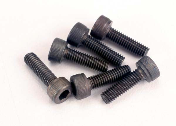 Traxxas 2587 Screws, 3x10mm cap-head machine (6) (no washer) - TRA2587