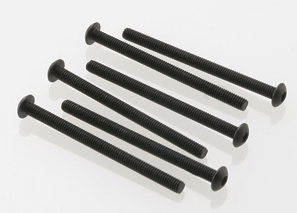 Traxxas 2592 Screws ,  3x40mm button-head machine (Hex drive) (6) - TRA2592