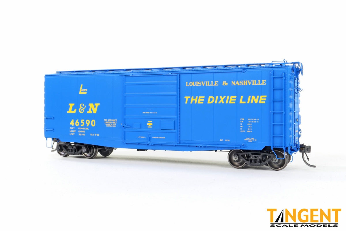 Tangent HO Louisville and Nashville (L&N) The Dixie Line 1962+ 40′ PS-1 9' Door Boxcar - #46593