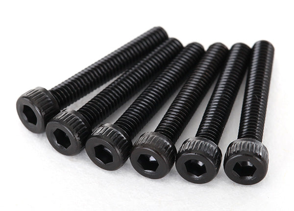 Traxxas 2618 Screws, 2.5x16mm cap-head machine (6) - TRA2618