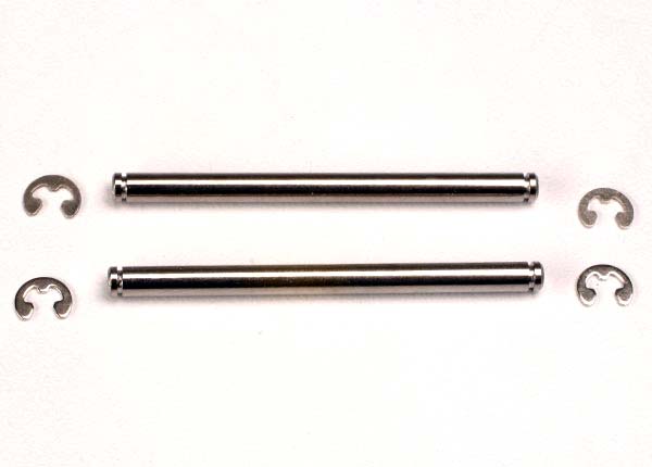 Traxxas 2640 Suspension pins, 44mm (2) w/ e-clips - TRA2640