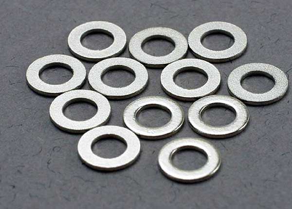 Traxxas 2746 Washers, 3x6mm metal (12) - TRA2746