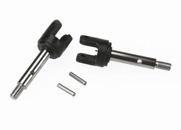 Traxxas 2753X Stub axles, Rear (2) - TRA2753X