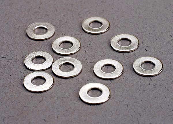 Traxxas 2756 Washers, 3x7 flat metal (10) - TRA2756