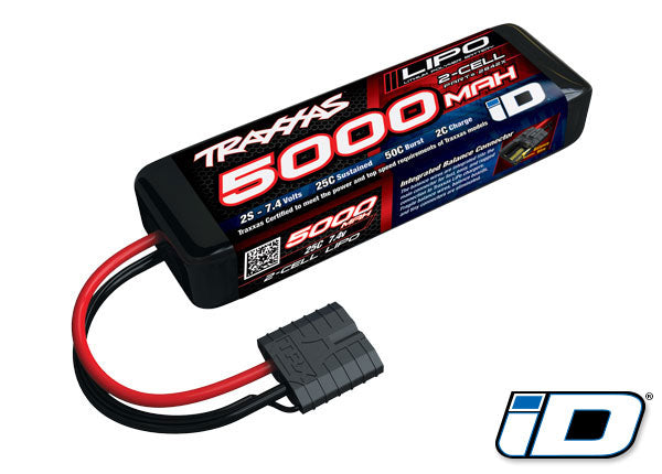 Traxxas 2842X 5000mAh 7.4v 2-Cell 25C LiPo Battery - TRA2842X