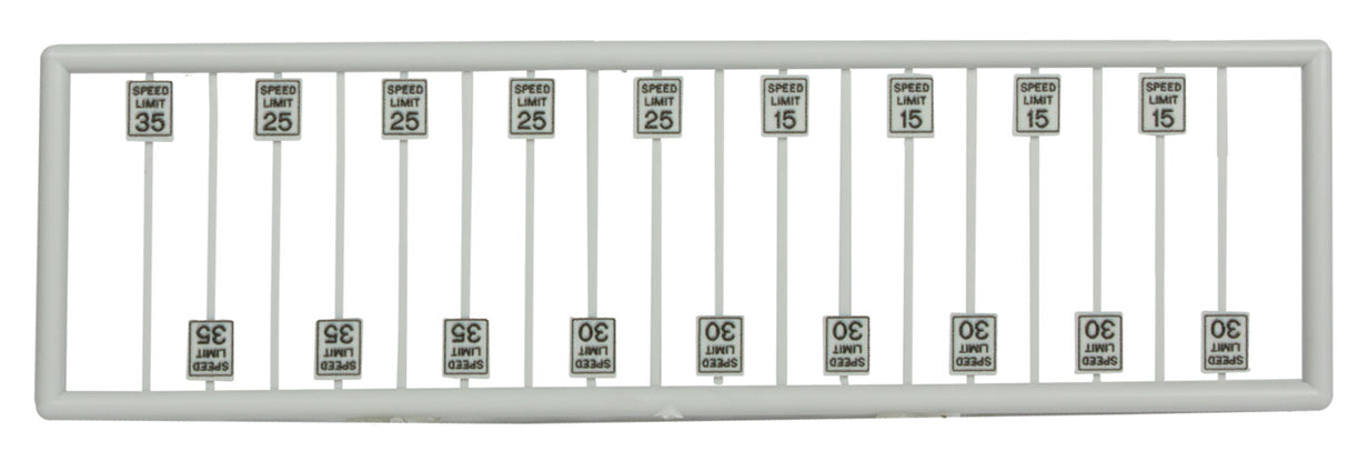 Tichy Train Group Low Speed Limit Signs -- pkg(18) - 293-2606