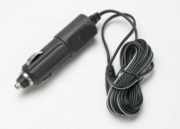 Traxxas 3032 Power adapter, DC (12V car adapter for TRX Power Charger) - TRA3032