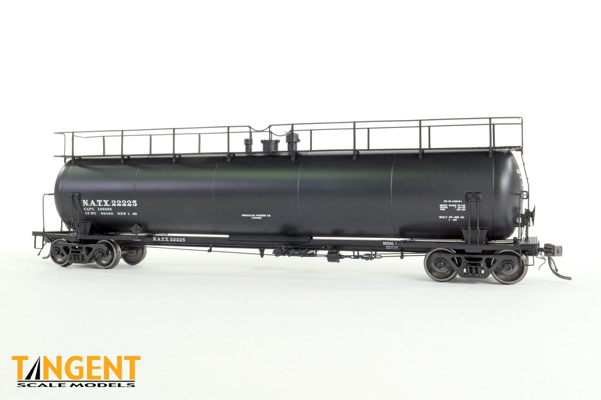Tangent HO NATX "Black Lease Delivery 1966" NACC 1963-Design 20,500gal Non-Insulated Tank - #22234