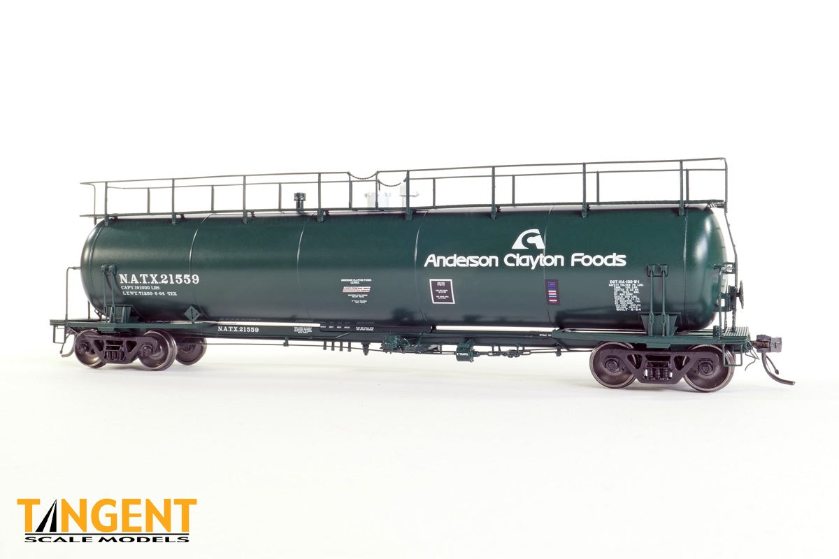 Tangent HO NATX "Anderson Clayton Foods" 1973+ NACC 1963-Design 20,500gal Non-Insulated Tank - #21557