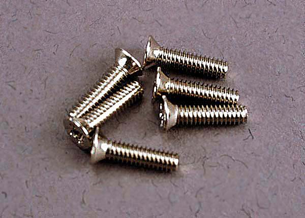 Traxxas 3161 Screws, 2x8mm countersunk machine (6) - TRA3161