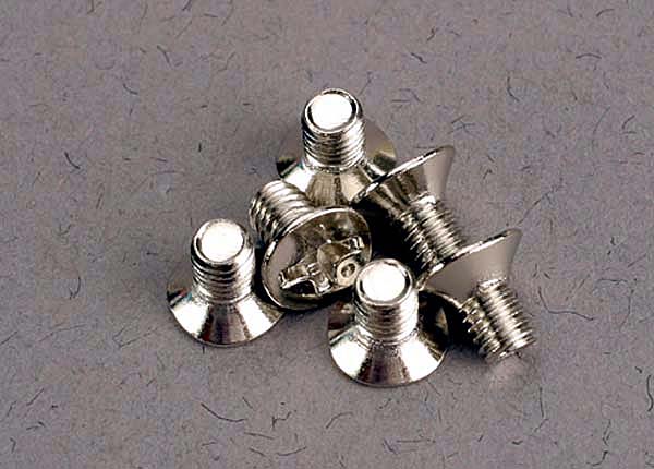 Traxxas 3165 Screws, 3x5mm countersunk machine (6) - TRA3165