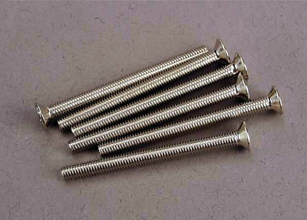 Traxxas 3172 Screws, 3x36mm countersunk machine (6) - TRA3172
