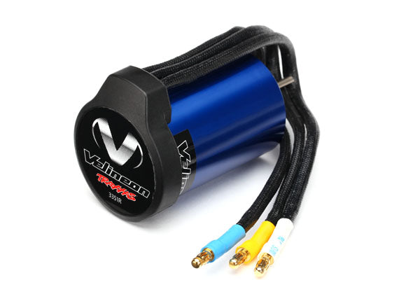 Traxxas 3351R Motor, Velineon 3500, brushless (assembled with 12-gauge wire and gold-Plated bullet connectors) - TRA3351R