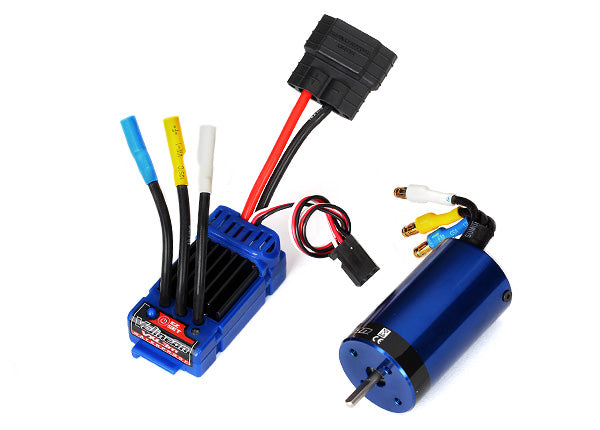 Traxxas 3370 Velineon VXL-3m Brushless Power System, Waterproof (includes Waterproof VXL-3m ESC and Velineon 380 Motor) - TRA3370