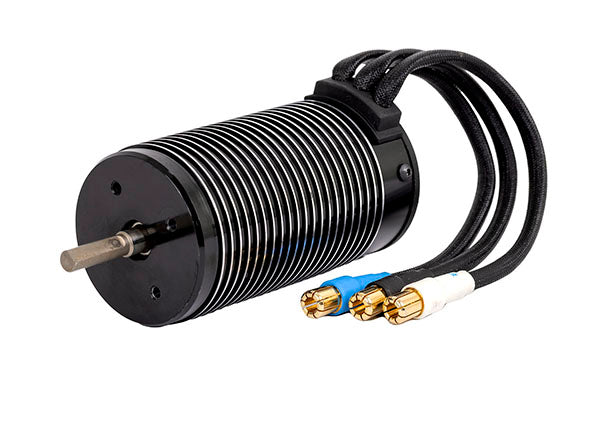 Traxxas 3483 Motor, 2000Kv 77mm, brushless (with 6.5mm gold-Plated connectors & high-efficiency heatsink) - TRA3483