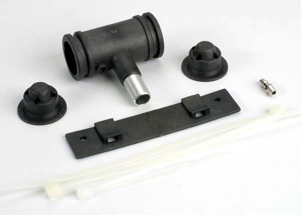 Traxxas 3552 Exhaust pipe & baffle cones - TRA3552