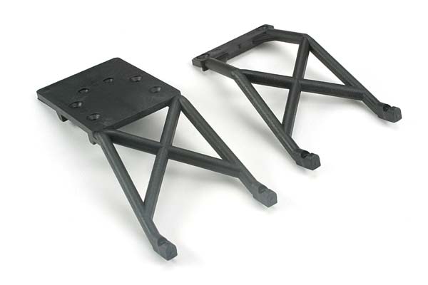 Traxxas 3623 Skid Plates, Front & Rear (black) - TRA3623