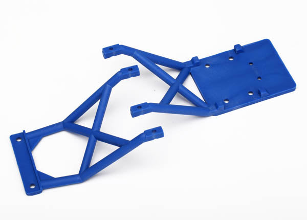 Traxxas 3623X Skid Plates, Front & Rear (blue) - TRA3623X