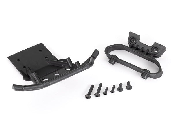 Traxxas 3635 BUMPER Front/MNT LED LIGHT Black - TRA3635