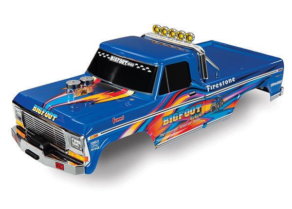Traxxas 3661X Body, Bigfoot No. 1, - Blue-x, Officially Licensed replica (painted, decals applied) - TRA3661X