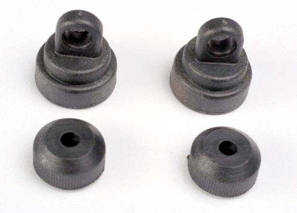 Traxxas 3767 Shock caps (2)/ shock bottoms (2) - TRA3767