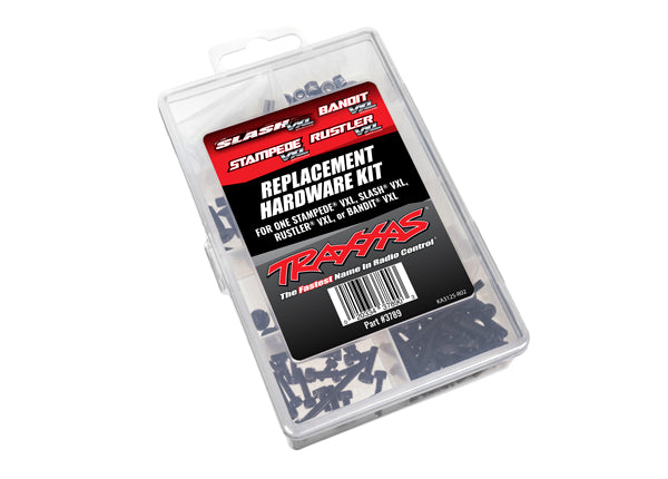 Traxxas 3789 Hardware kit, Slash VXL/Bandit VXL/Stampede VXL/Rustler VXL (contains all Hardware used on Slash VXL, Bandit VXL, Stampede VXL, or Rustler VXL)