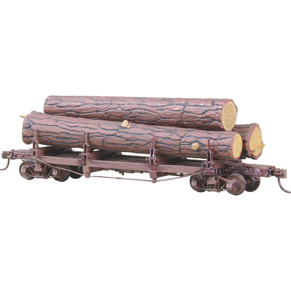 Kadee #103 Truss Log Car with Logs - Kit -- Undecorated - 380-103