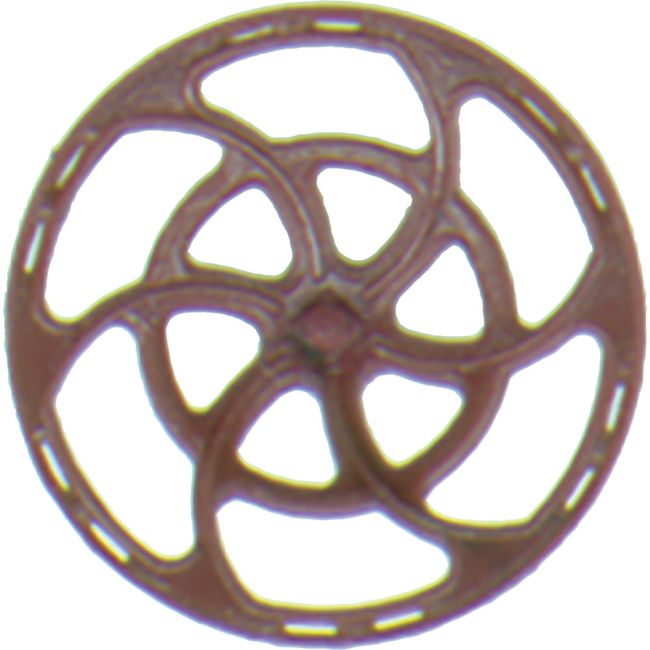 Kadee Equipco Type Brake Wheels pkg(8) -- Dark Boxcar Red - 380-2021