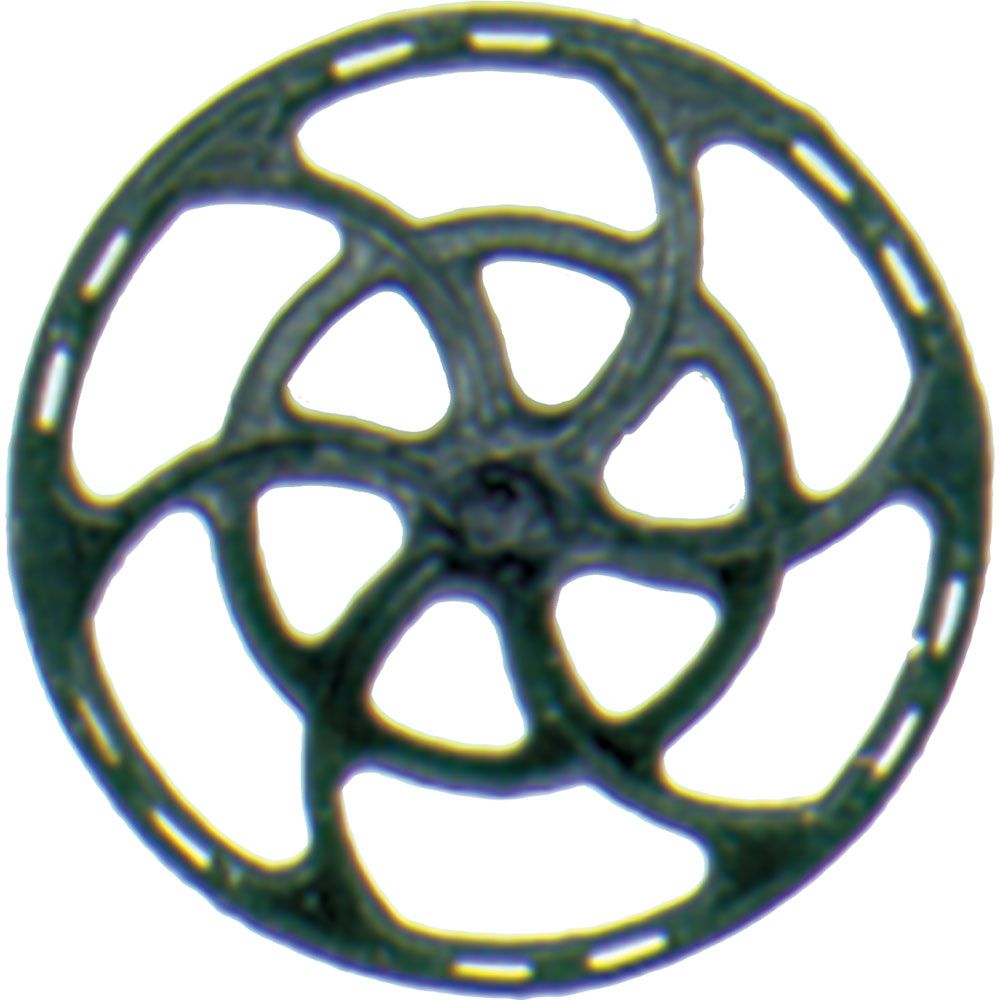 Kadee Equipco Type Brake Wheels pkg(8) -- Black - 380-2041