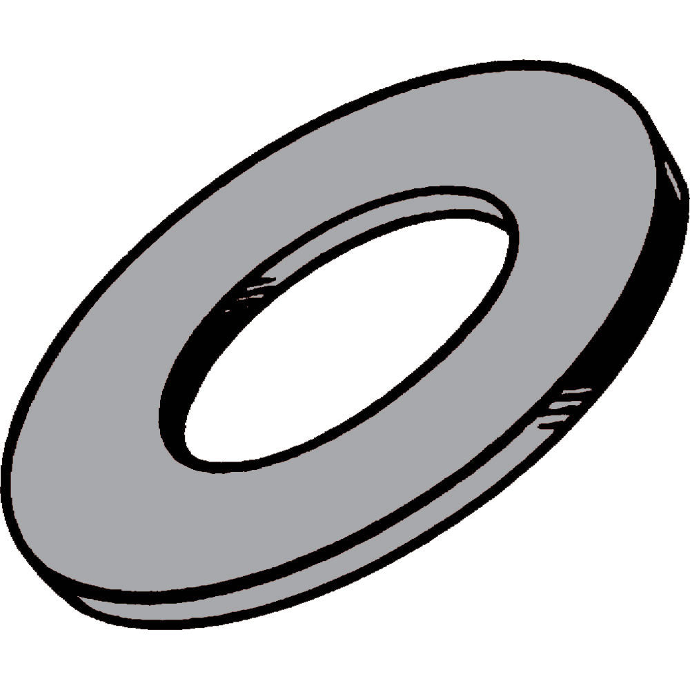 Kadee Insulating Fiber Washers pkg(48) -- .010" .03cm Thick (gray) - 380-209