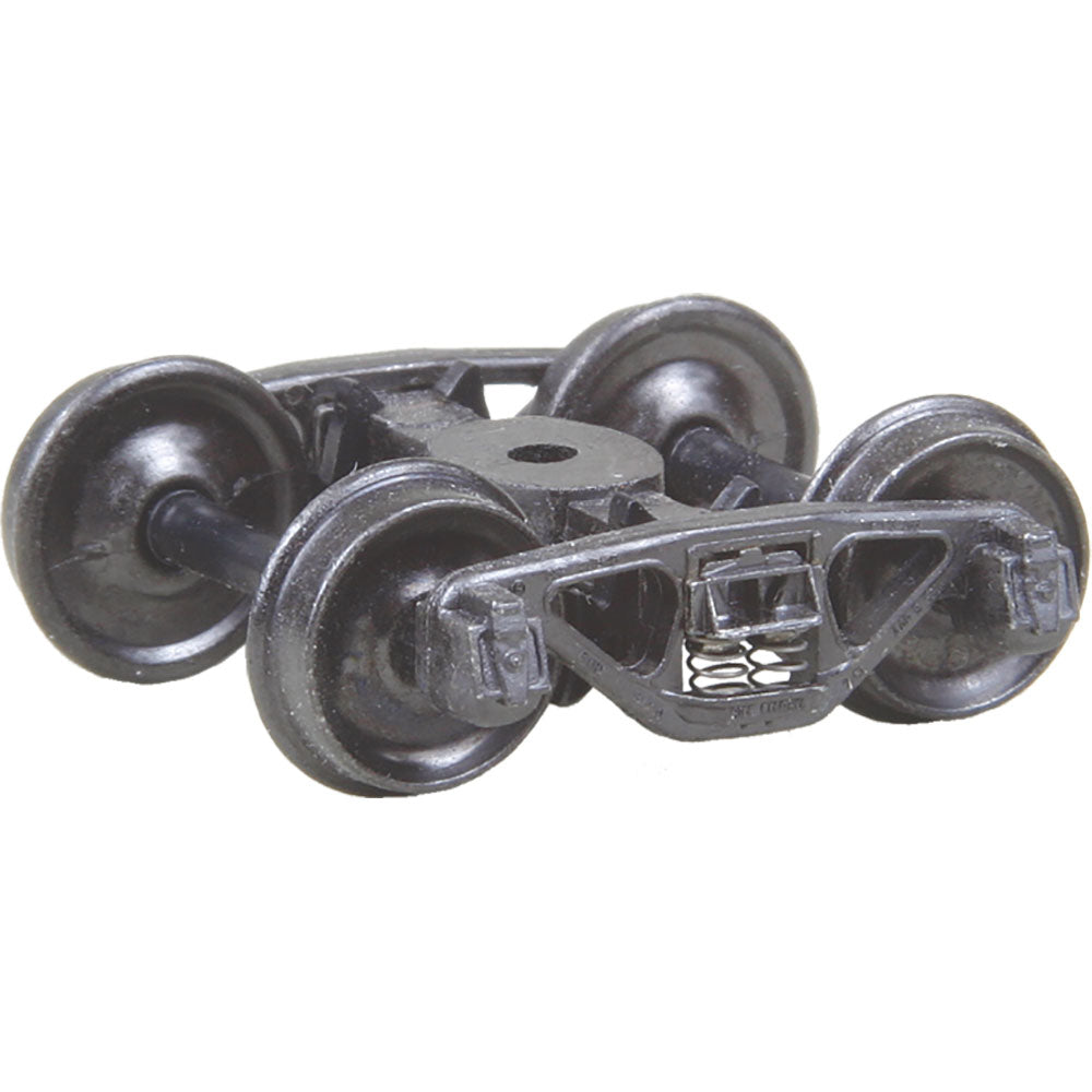 Kadee A.S.F.(R) Ride Control(R) 50-Ton Fully Sprung Metal Trucks -- Code 110 (.110") 33" Smooth-Back RP-25 Wheels - 1 Pair - 380-504