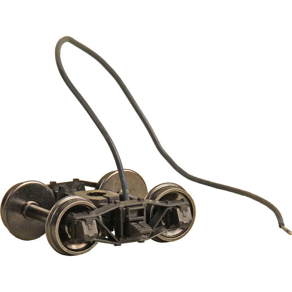 Kadee Arch Bar Electrical Pickup Trucks -- Leaf Spring with 33" Smooth-Back Wheels pkg(2) - 380-593