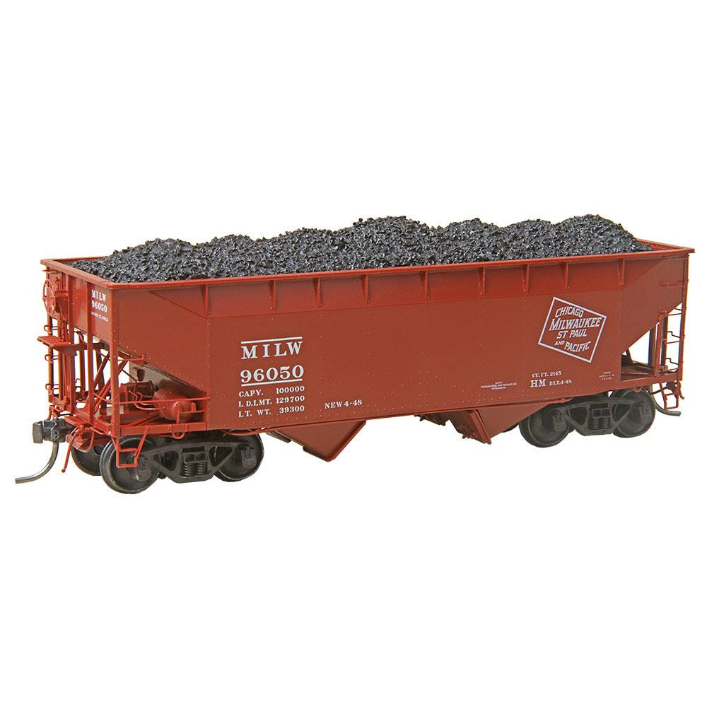 Kadee HO Milwaukee MILW #96050 - 50 Ton AAR "Standard" 2 Bay Open Hopper