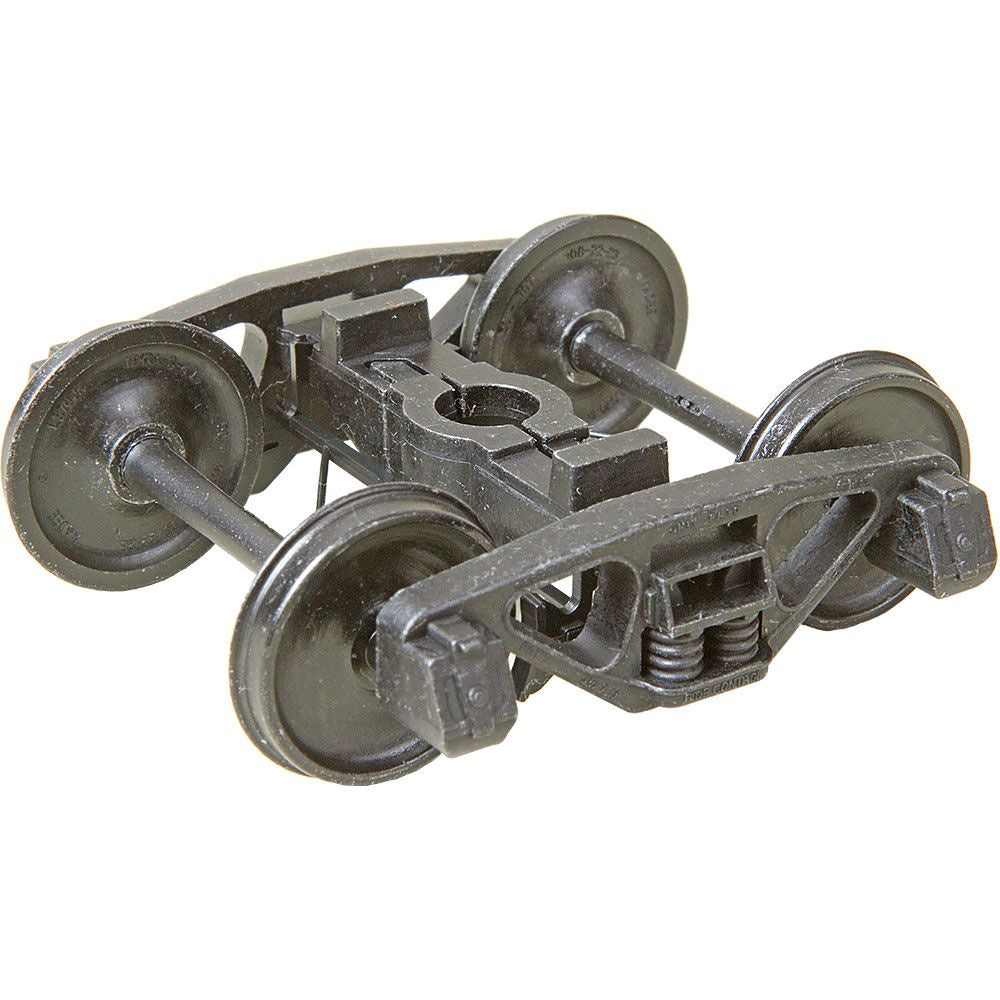 Kadee #755 O Scale 2 Rail A.S.F. A-3 Ride-Control Metal Trucks with 33" Smooth Back Metal P48 Wheels