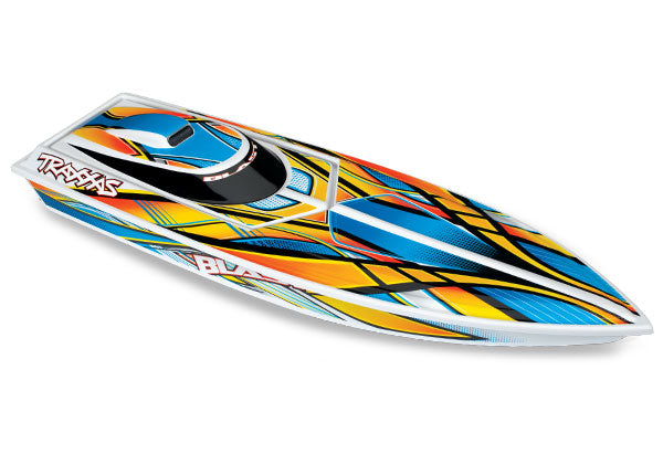 Traxxas 38104-8-ORNG Blast: High Performance Race Boat - Orange