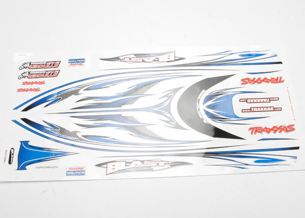 Traxxas 3814X Blast decal set (Waterproof) - TRA3814X
