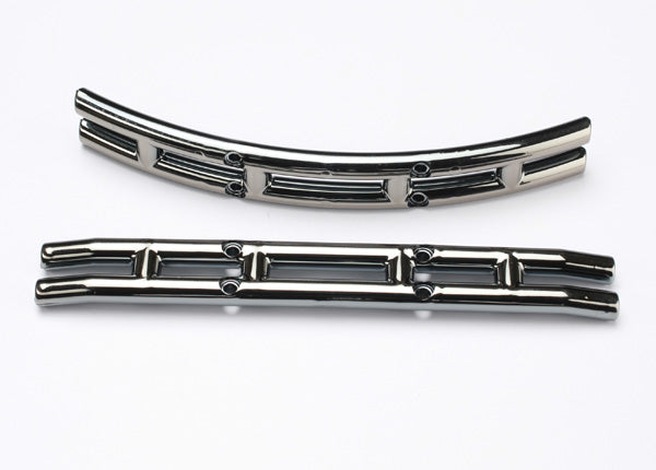 Traxxas 3926 Bumpers, black chrome (Front & Rear) - TRA3926